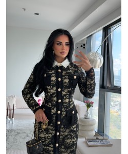 VİTTORİA LACE ELBİSE SİYAH