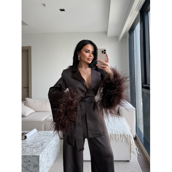 LUXURY 2-PİECE FURRY SET BROWN (ÖN SİPARİŞ 10 NİSAN KARGO CIKIS) LUXURY 2-PİECE FURRY SET BROWN (ÖN SİPARİŞ 10 NİSAN KARGO CIKIS)