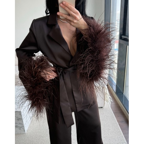 LUXURY 2-PİECE FURRY SET BROWN (ÖN SİPARİŞ 10 NİSAN KARGO CIKIS) LUXURY 2-PİECE FURRY SET BROWN (ÖN SİPARİŞ 10 NİSAN KARGO CIKIS)