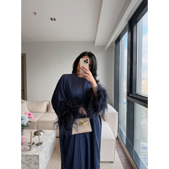Navy Éclipse Abaya 