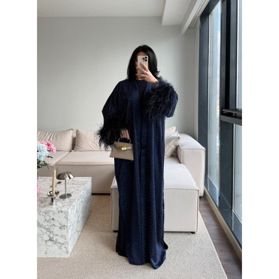 Navy Éclipse Abaya 