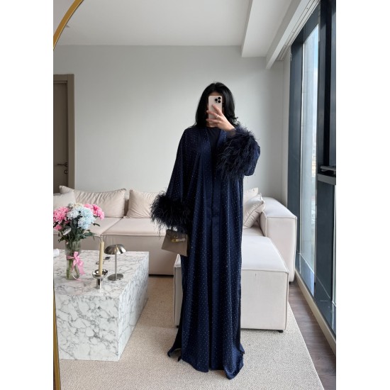 Navy Éclipse Abaya 