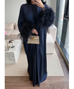 Navy Éclipse Abaya 
