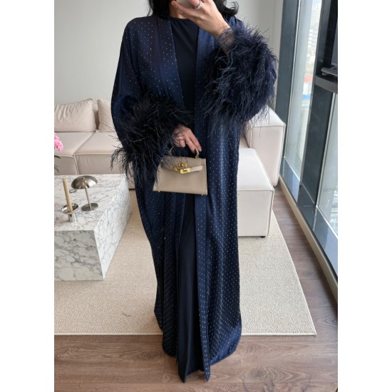 Navy Éclipse Abaya 