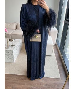 Navy Éclipse Abaya 