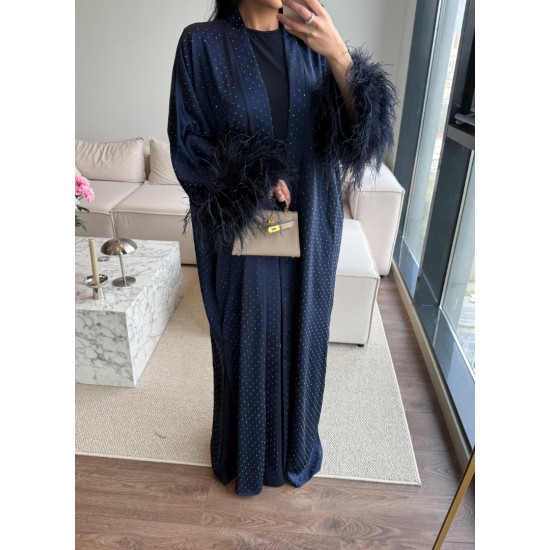 Navy Éclipse Abaya 