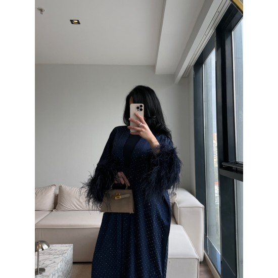 Navy Éclipse Abaya 