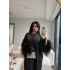 Midnight Feather Abaya