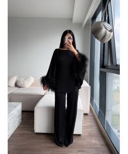 ROYAL FEATHER TAKIM SİYAH