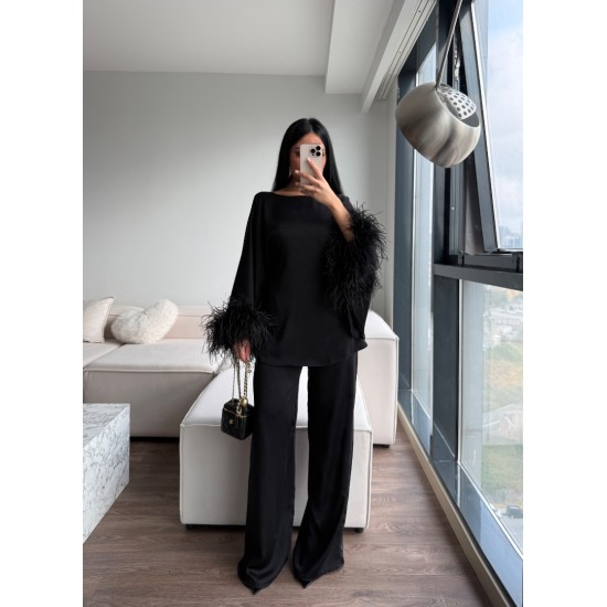 ROYAL FEATHER TAKIM SİYAH ROYAL FEATHER TAKIM SİYAH