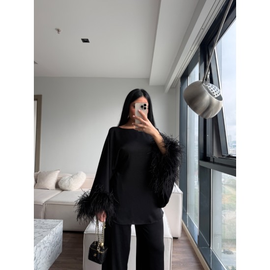 ROYAL FEATHER TAKIM SİYAH ROYAL FEATHER TAKIM SİYAH