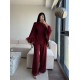 BURGUNDY FEATHER TAKIM BURGUNDY FEATHER TAKIM
