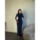 LACİ UZUN KOLLU BODYCON ELBİSE 