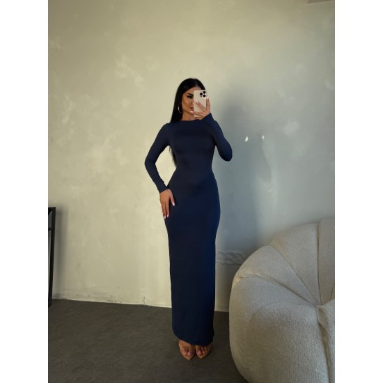 LACİ UZUN KOLLU BODYCON ELBİSE 
