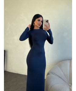 LACİ UZUN KOLLU BODYCON ELBİSE 