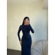 LACİ UZUN KOLLU BODYCON ELBİSE 