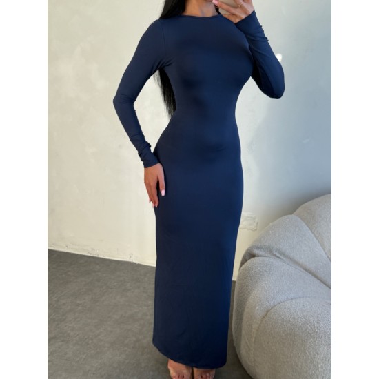 LACİ UZUN KOLLU BODYCON ELBİSE 