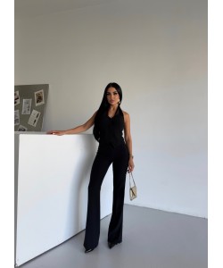 DANTEL DETAY HALTER YELEK&PANTOLON TAKIM DANTEL DETAY HALTER YELEK&PANTOLON TAKIM