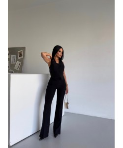 DANTEL DETAY HALTER YELEK&PANTOLON TAKIM 