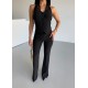 DANTEL DETAY HALTER YELEK&PANTOLON TAKIM 
