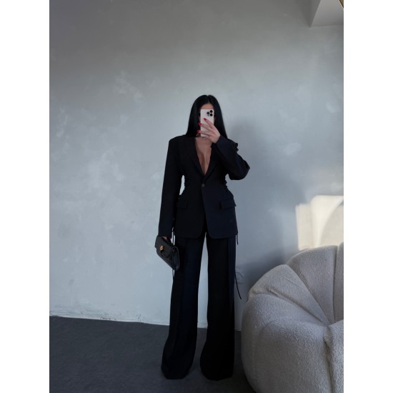 PREMIUM BLAZER TAKIM SİYAH