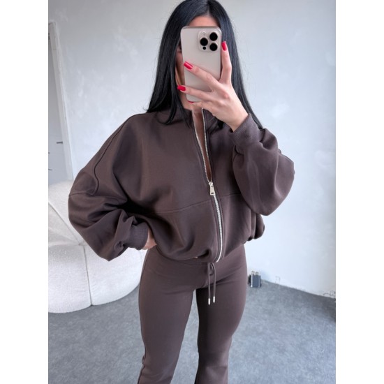 MARKA MODEL EŞOFMAN TAKIM KAHVE