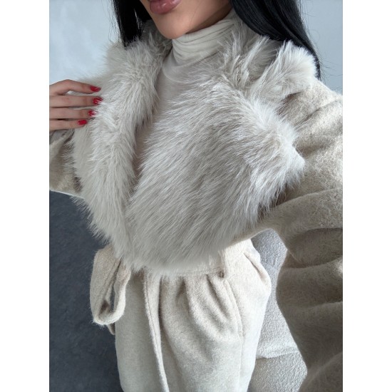 KÜRKLÜ KAŞE KABAN KREM