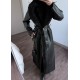 PREMIUM KÜRKLÜ UZUN  DERİ KABAN 