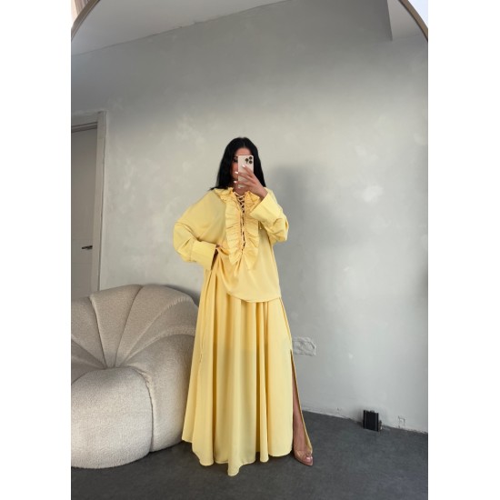 VİOLET İKİLİ TAKIM SARI