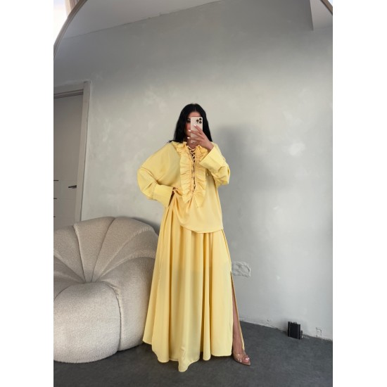 VİOLET İKİLİ TAKIM SARI