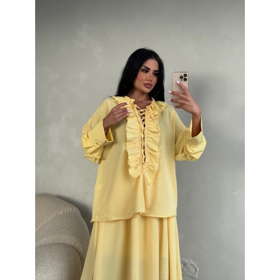 VİOLET İKİLİ TAKIM SARI