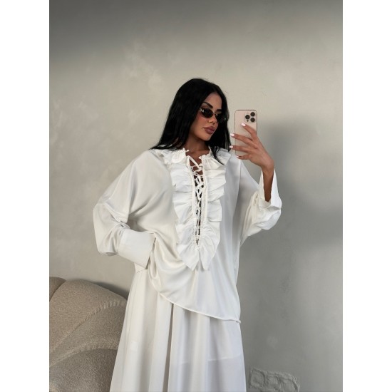 VİOLET İKİLİ TAKIM BEYAZ