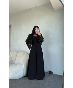 KREP KUMAŞ SİYAH  ŞALVAR PANTLON