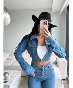 SCULPT DENİM JACKET