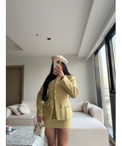 TASARIM TUVİT ŞORTETEK TAKIM SARI