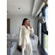 KETEN BAĞLAMALI BLAZER TAKIM KREM