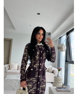 MON AMOUR LACE ELBİSE MÜRDÜM