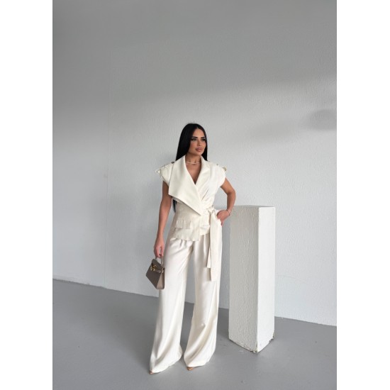 PREMIUM ŞAL YAKA TASARIM YELEK PANTOLON TAKIM