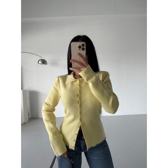 PREMIUM VATKALI MİNİMAL HIRKA LEMON