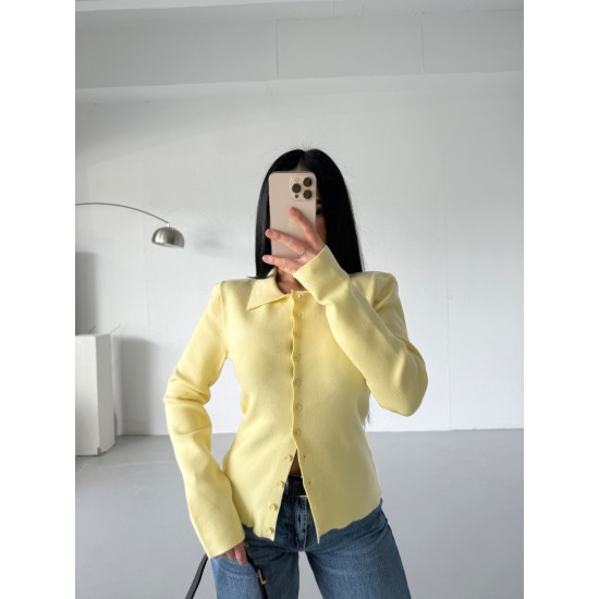 PREMIUM VATKALI MİNİMAL HIRKA LEMON