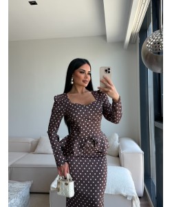 TASARIM SATEN PUANTİYELİ ETEK TAKIM