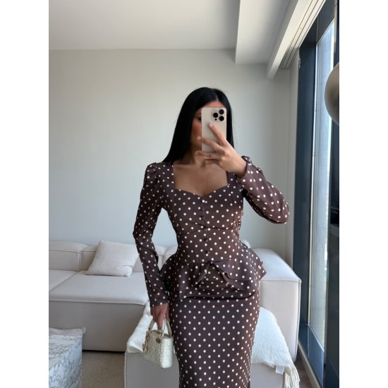 TASARIM SATEN PUANTİYELİ ETEK TAKIM
