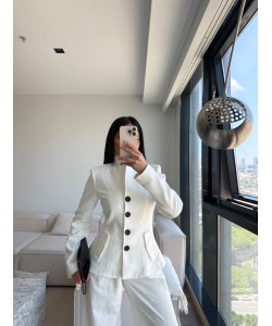 PREMIUM KETEN BEL OTURTMALI BLAZER TAKIM