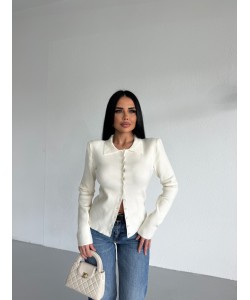 PREMIUM VATKALI MİNİMAL HIRKA EKRU