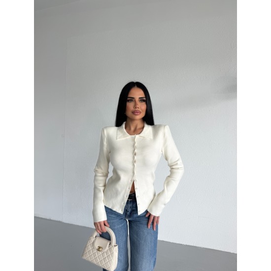 PREMIUM VATKALI MİNİMAL HIRKA EKRU