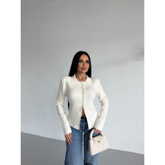 PREMIUM VATKALI MİNİMAL HIRKA EKRU