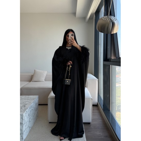 LUXURY BLACK ABAYA STD