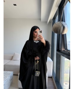 LUXURY BLACK ABAYA STD
