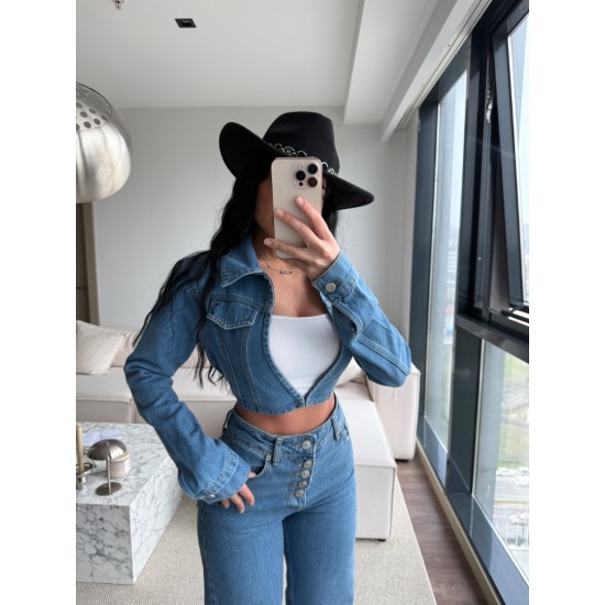 SCULPT DENİM JACKET