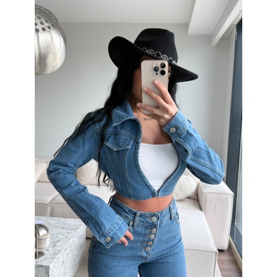 SCULPT DENİM JACKET